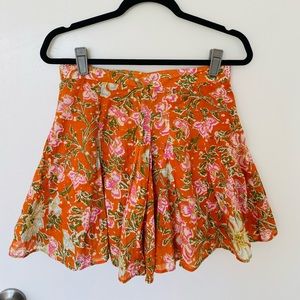 Free People Floral Skirt